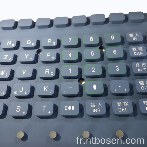 Clavier en caoutchouc de silicium téléphonique